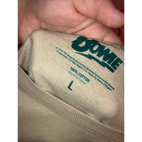 NWT David Bowie graphic band tee size large - Picture 3 of 5